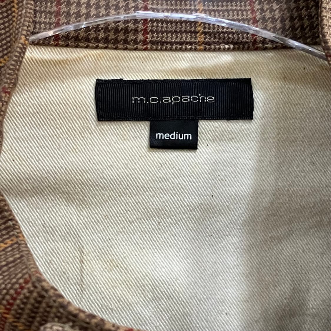 VTG 빈티지 체크 자켓 M 상품이미지2