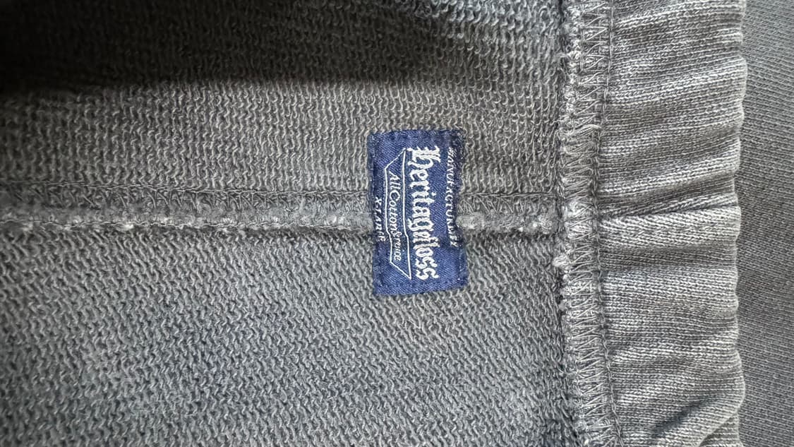 헤리티지플로스 HFC 스웻팬트 차콜 XL 상품이미지5