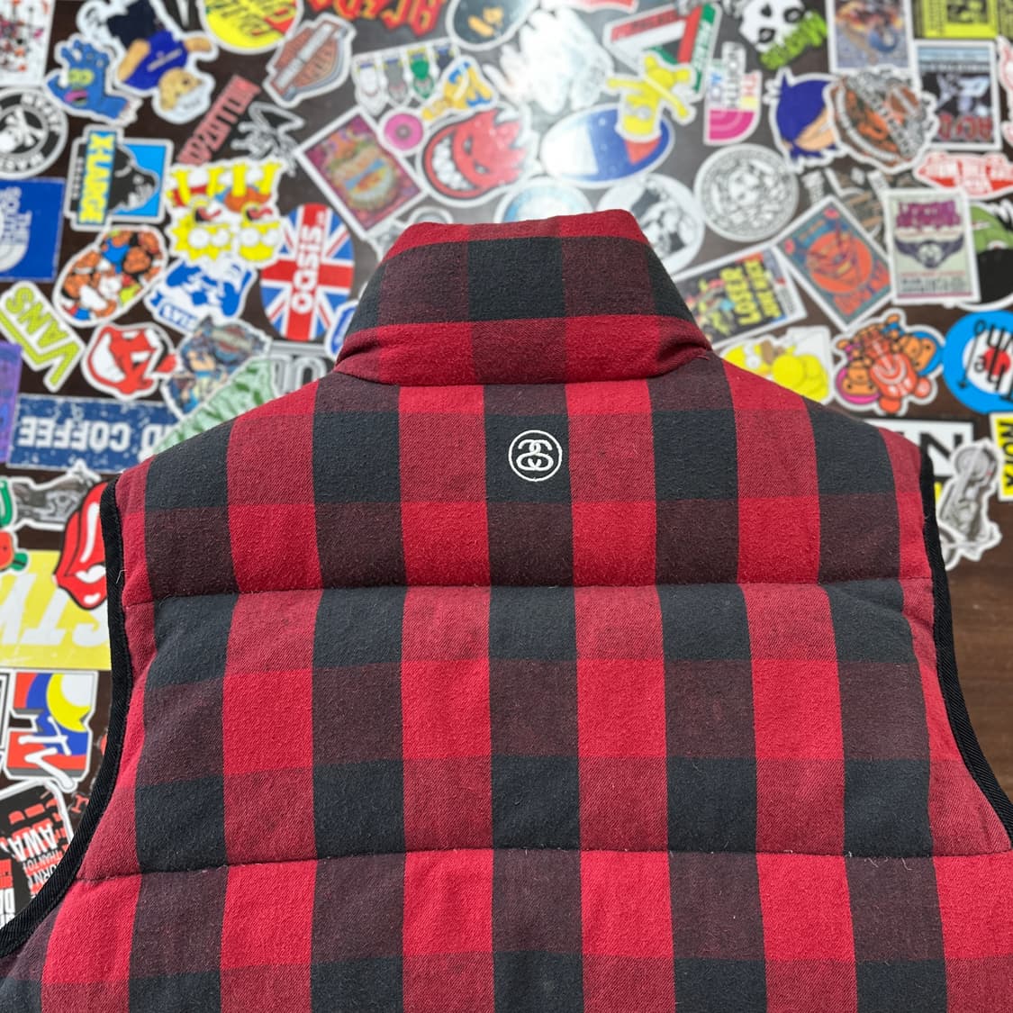 스투시 버팔로 체크 다운 베스트 M 상품이미지5