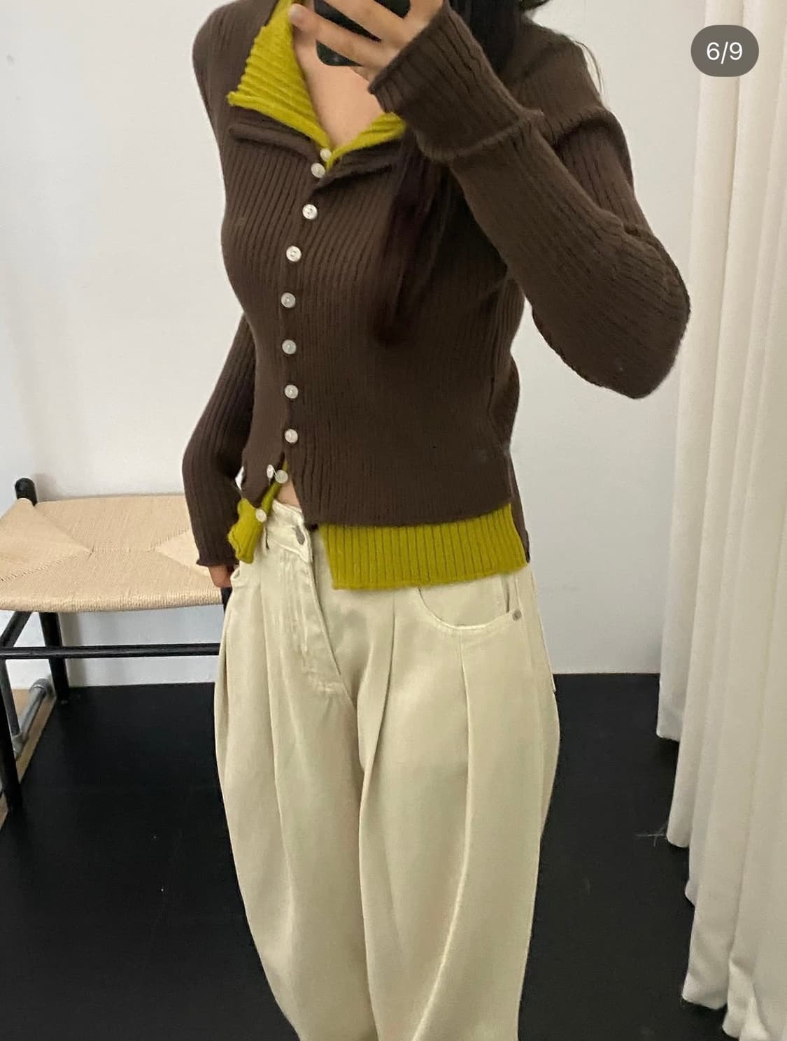 인더모드 inthemode 레이어 가디건 상품이미지1