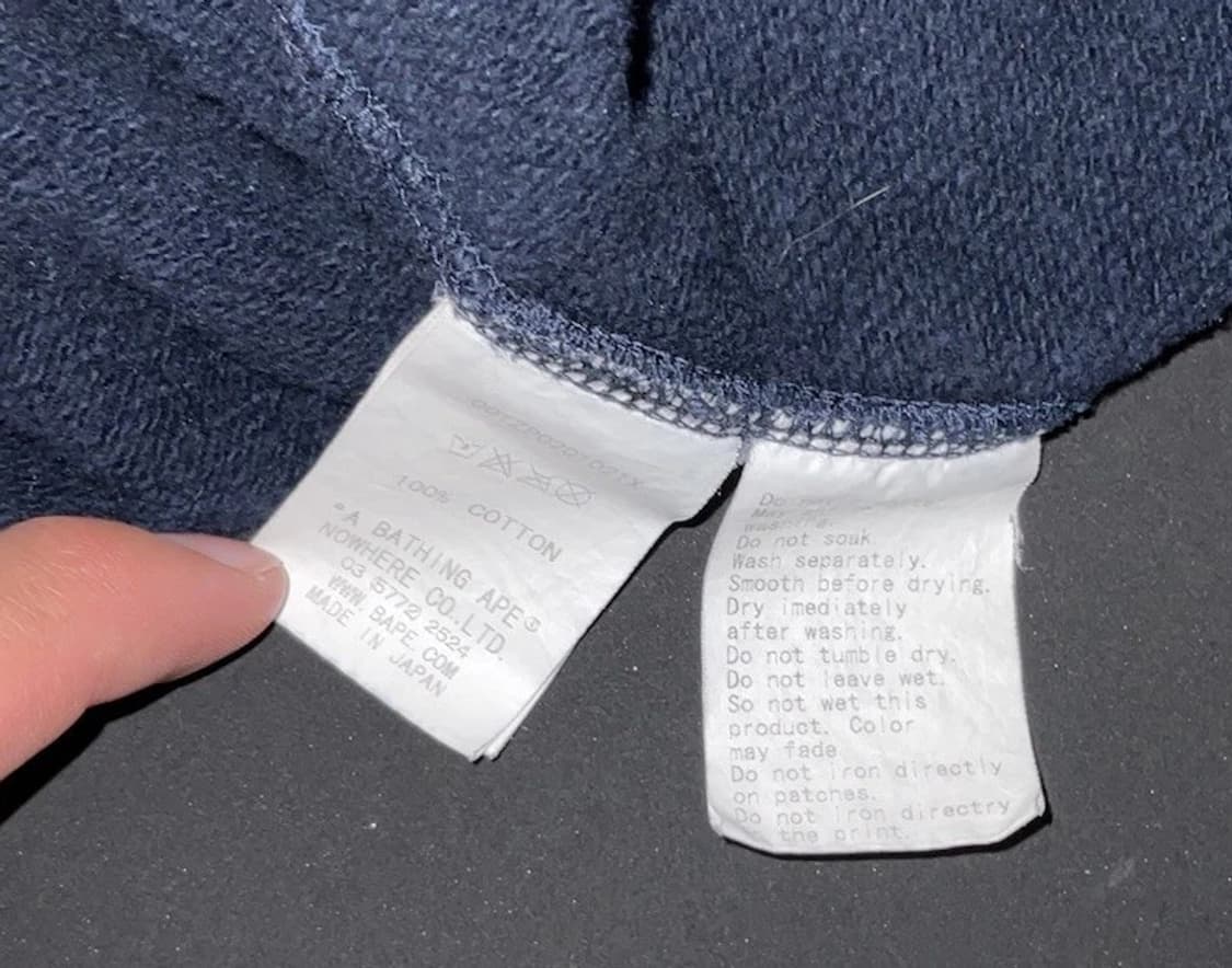 베이프 하프 카모 샤크 후드집업 블루 상품이미지7