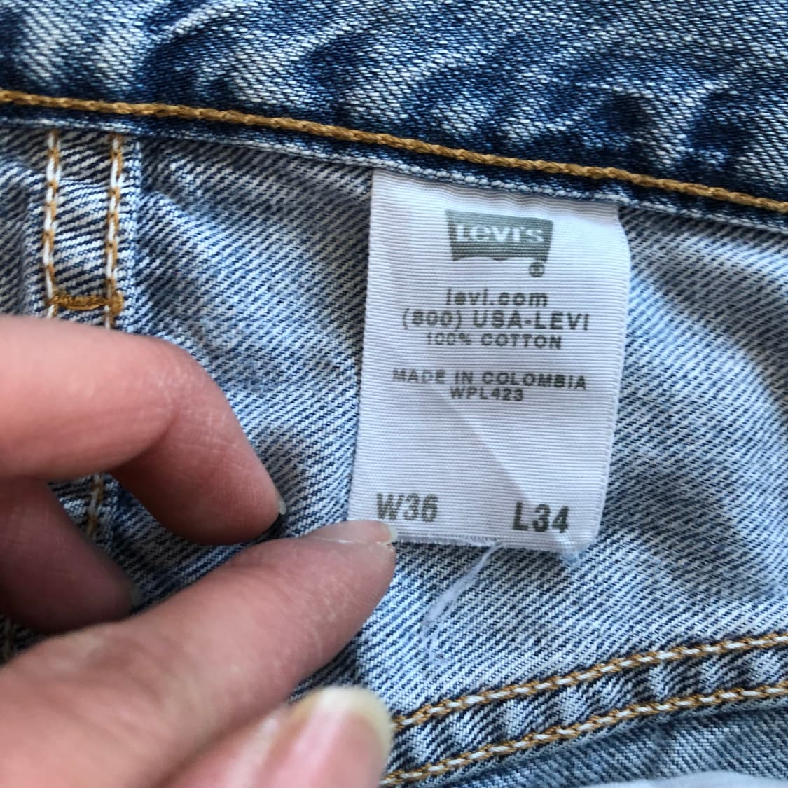 리바이스 501 데님팬츠  상품이미지9