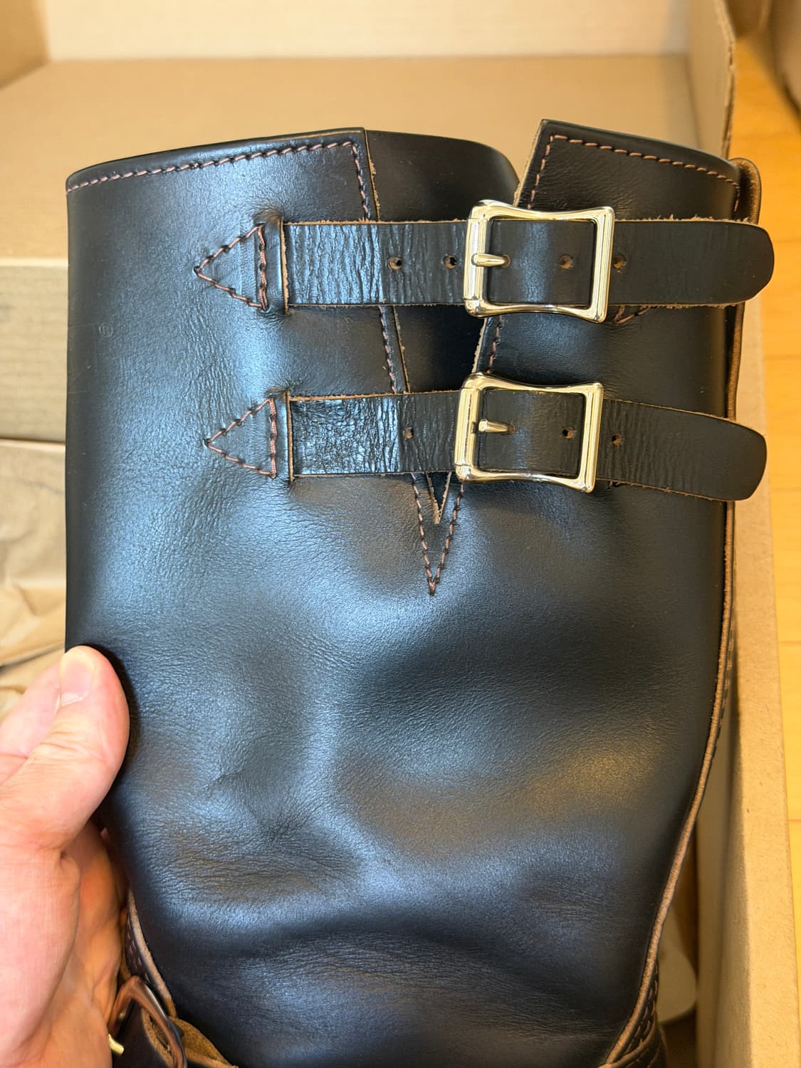 웨스코 보스 8E 블랙 홀스하이드 엔지니어부츠 상품이미지7