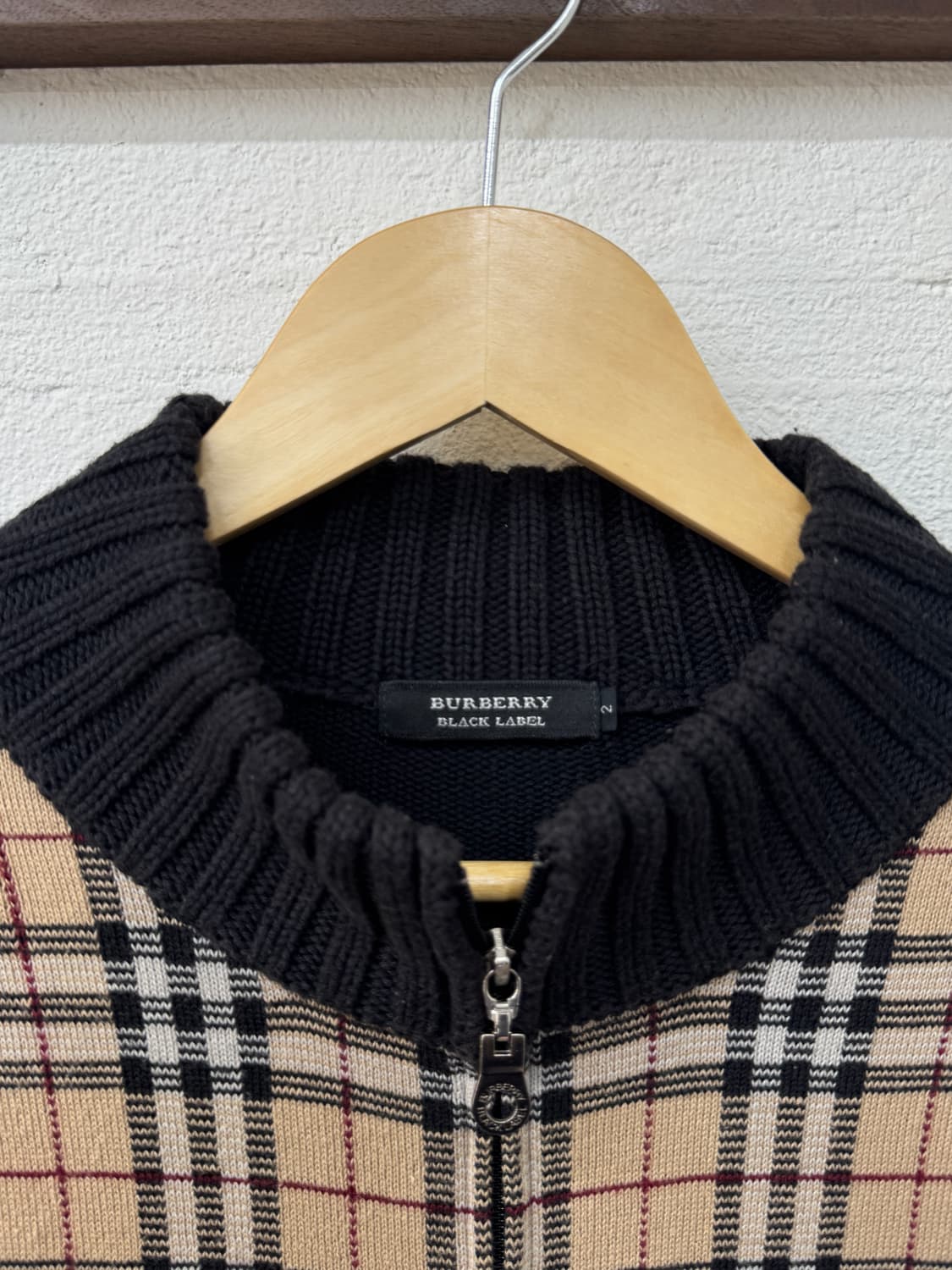 버버리 블랙라벨 니트집업(T36) 상품이미지2
