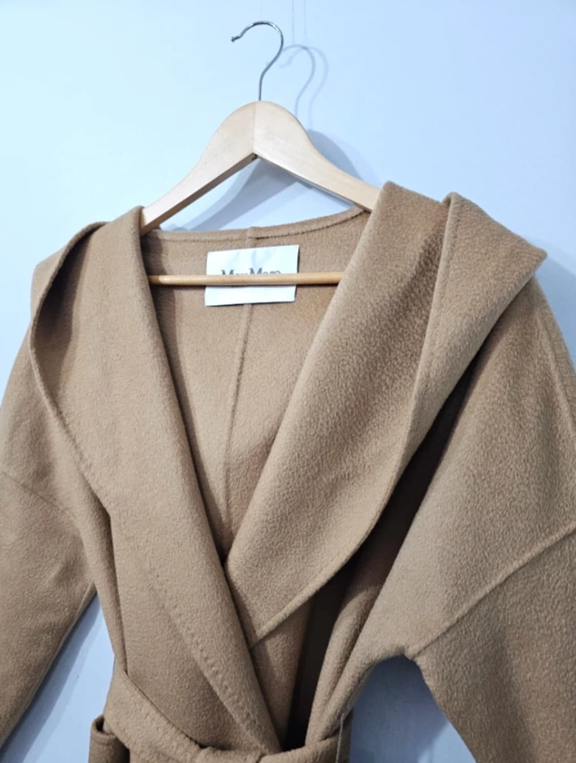 막스마라 후드 롱 코트 캐시미어 혼방 ~FREE 상품이미지4