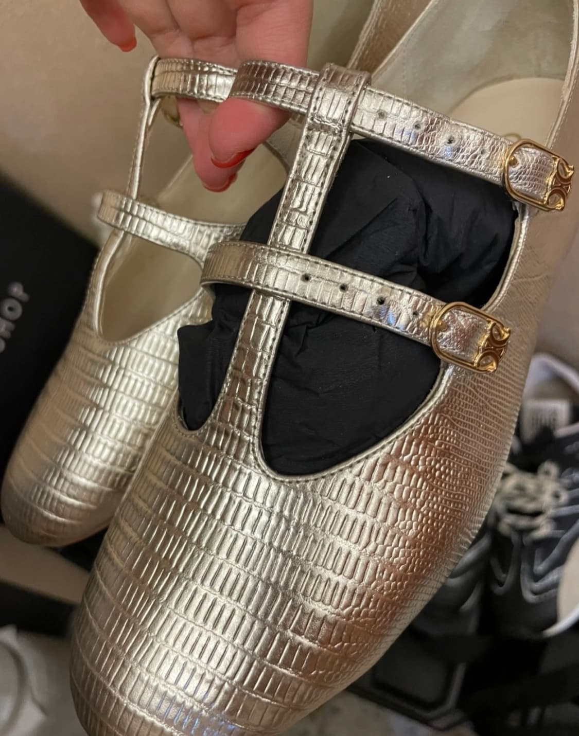 셀린느 메리제인 펌프스 37.5 (새상품) 상품이미지2