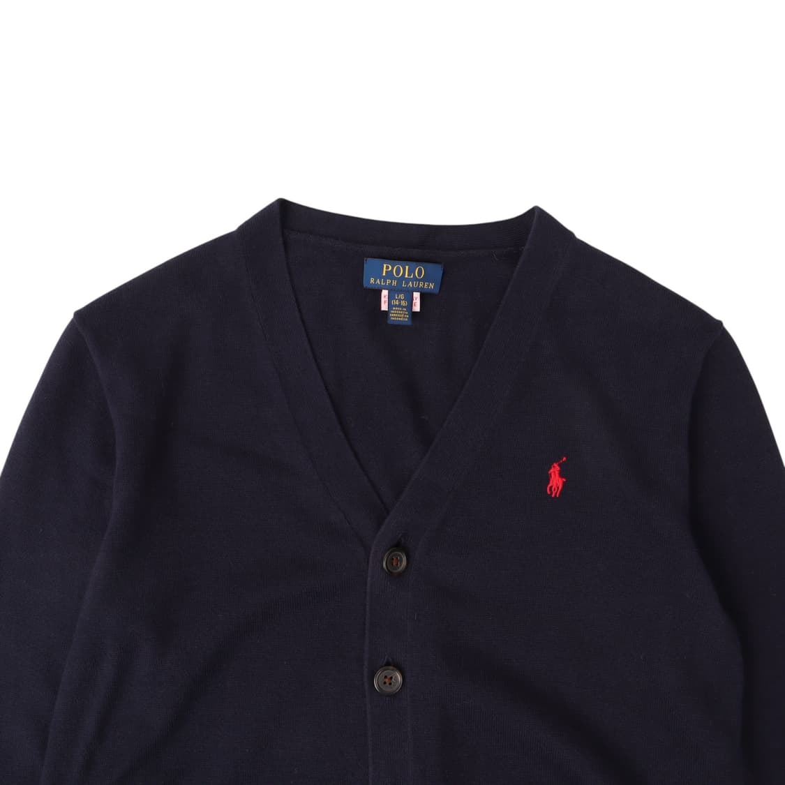 폴로 랄프로렌 네이비 베이직포니 니트 가디건 상품이미지2