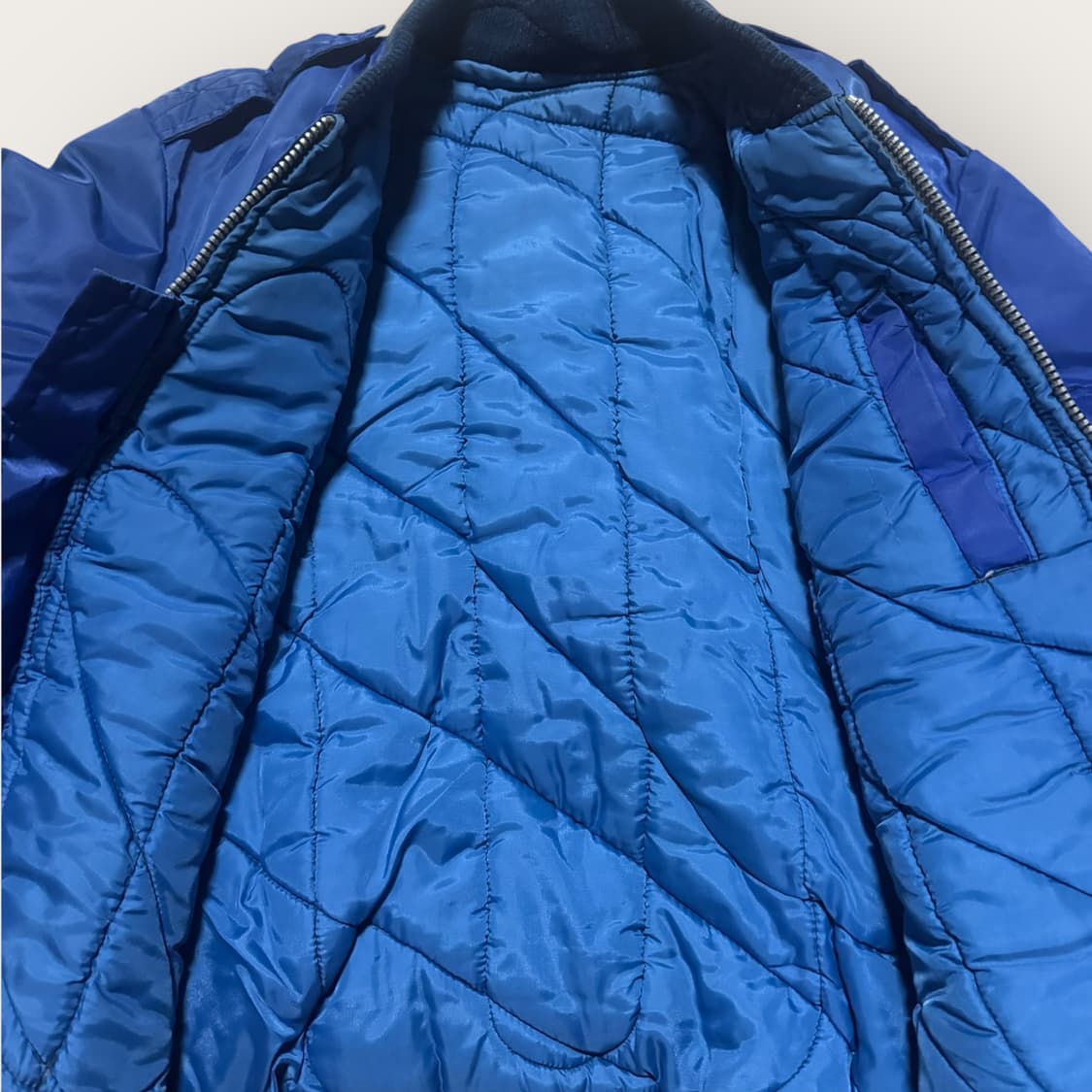 70s Korea 수베니어 MA-1 자켓 블루 L 상품이미지6