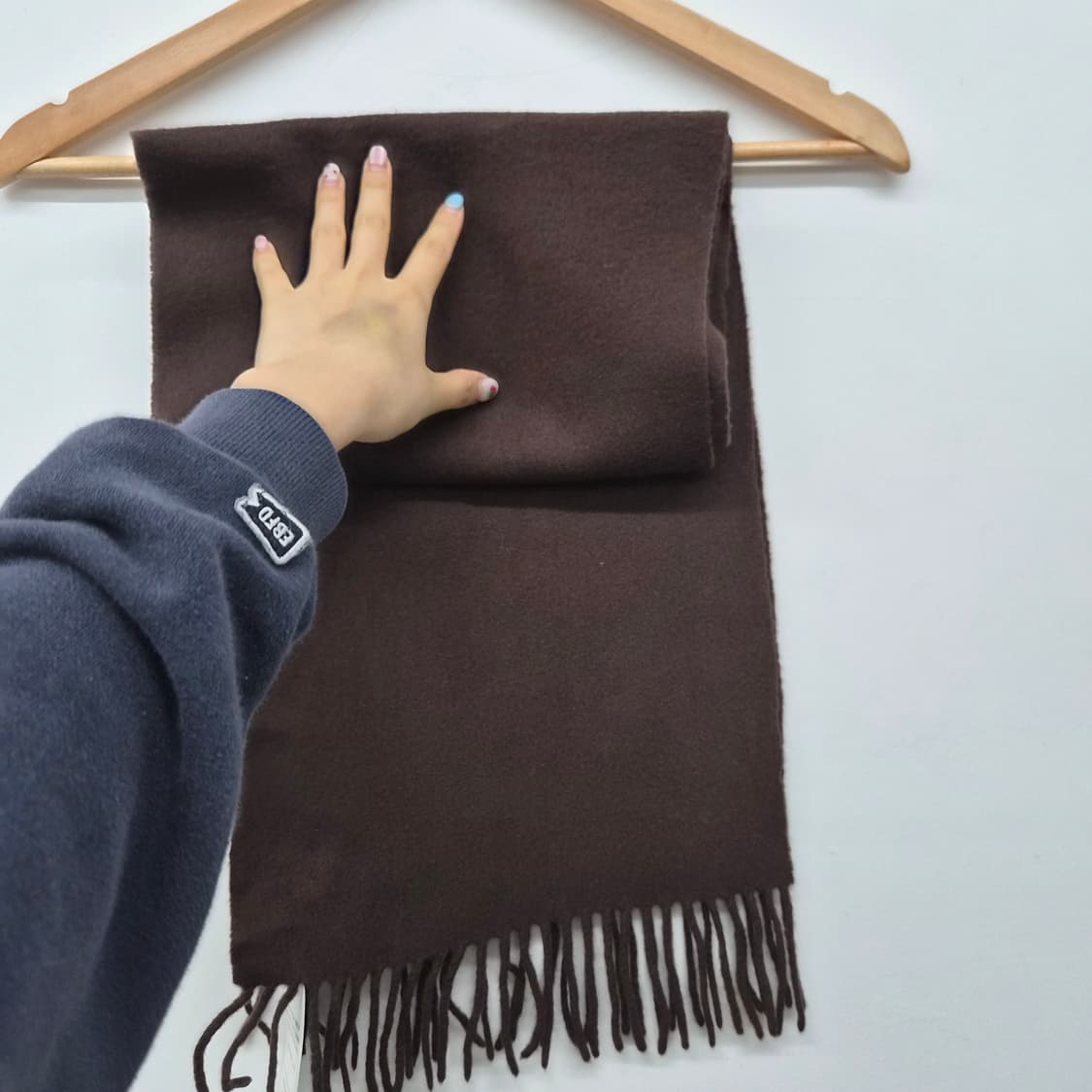 비비안웨스트우드 브라운 목도리 상품이미지4