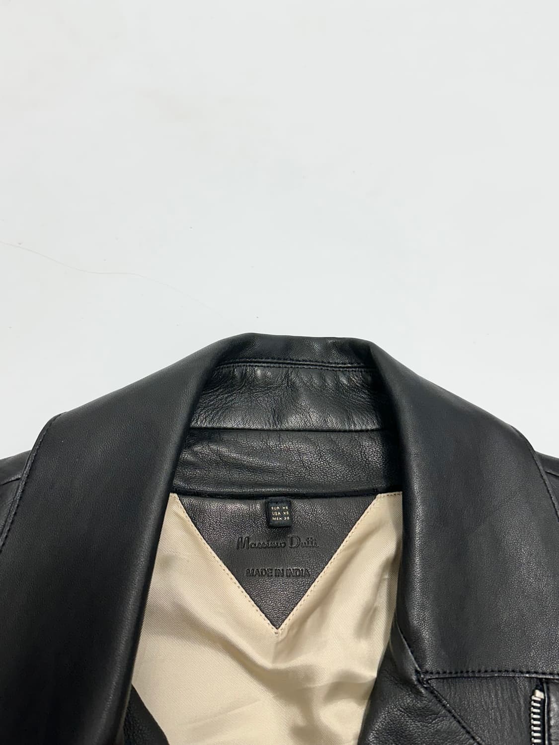 마시모 두띠 massimo dutti 양가죽 레더 라이더 자켓 상품이미지8