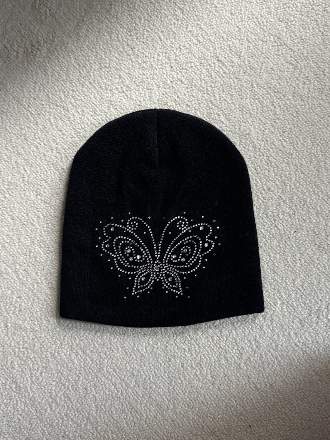 나비 버터플라이 핫픽스 큐빅 비니 상품이미지2