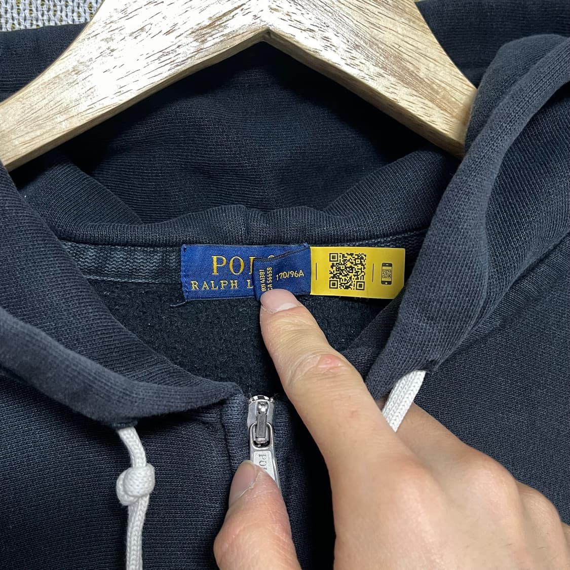 폴로 랄프로렌 포니 로고 후드집업 상품이미지4