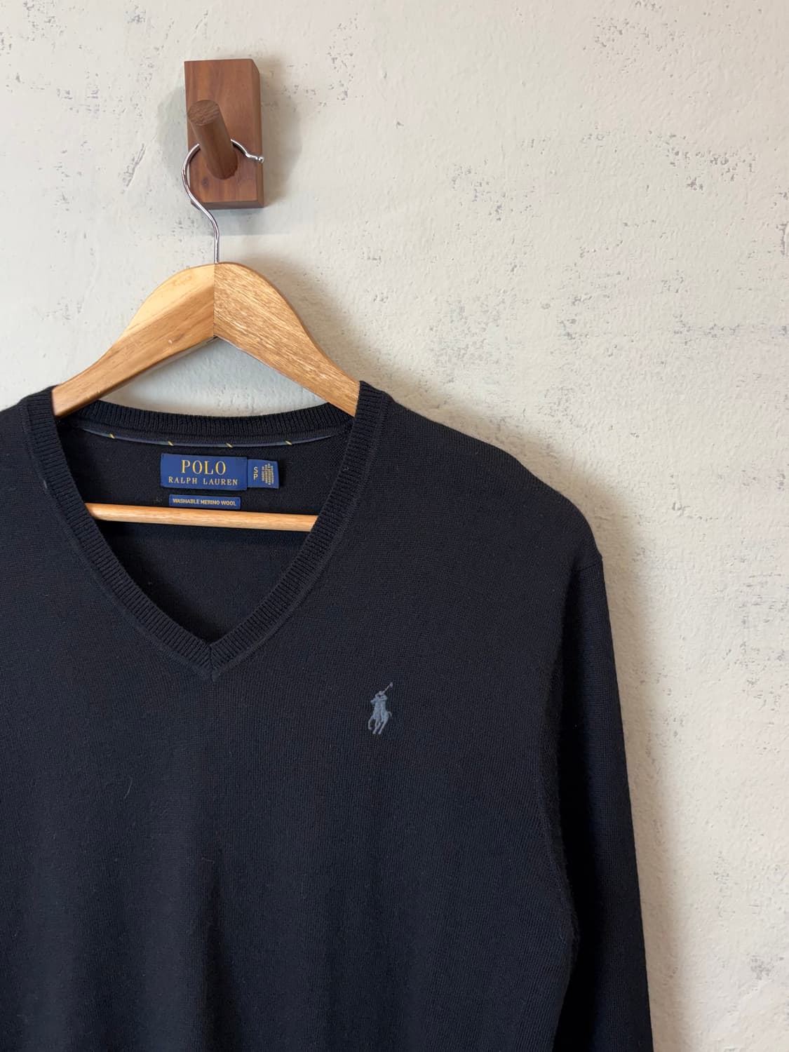 폴로랄프로렌 워셔블 메리노울 니트 블랙 상품이미지2