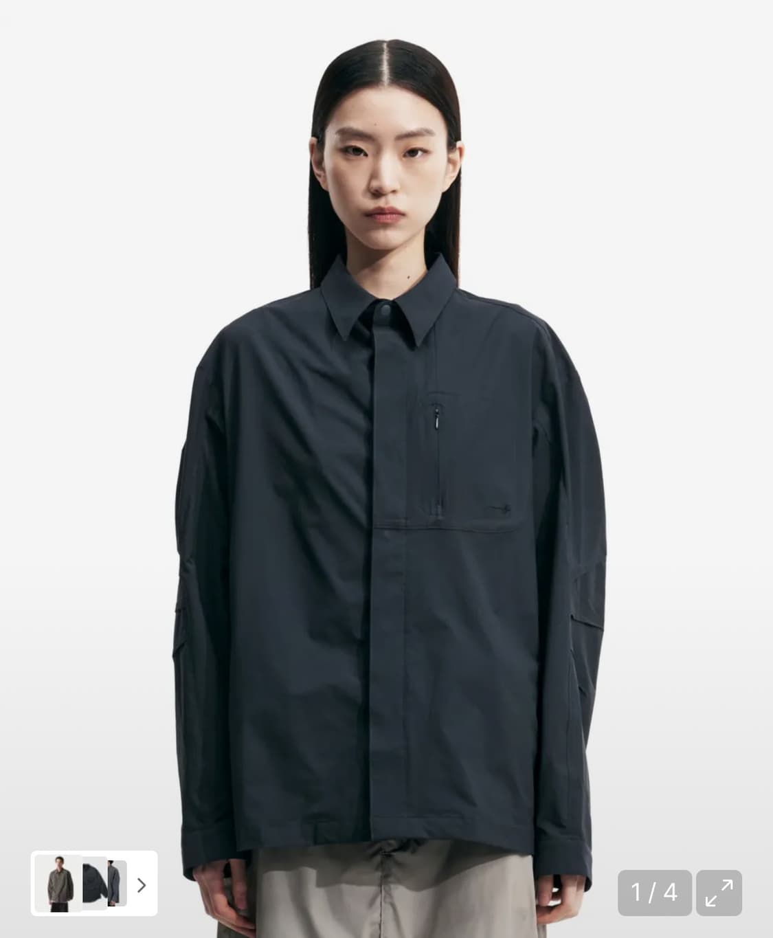 록히드마틴 지퍼 포켓 셔츠 2 상품이미지1