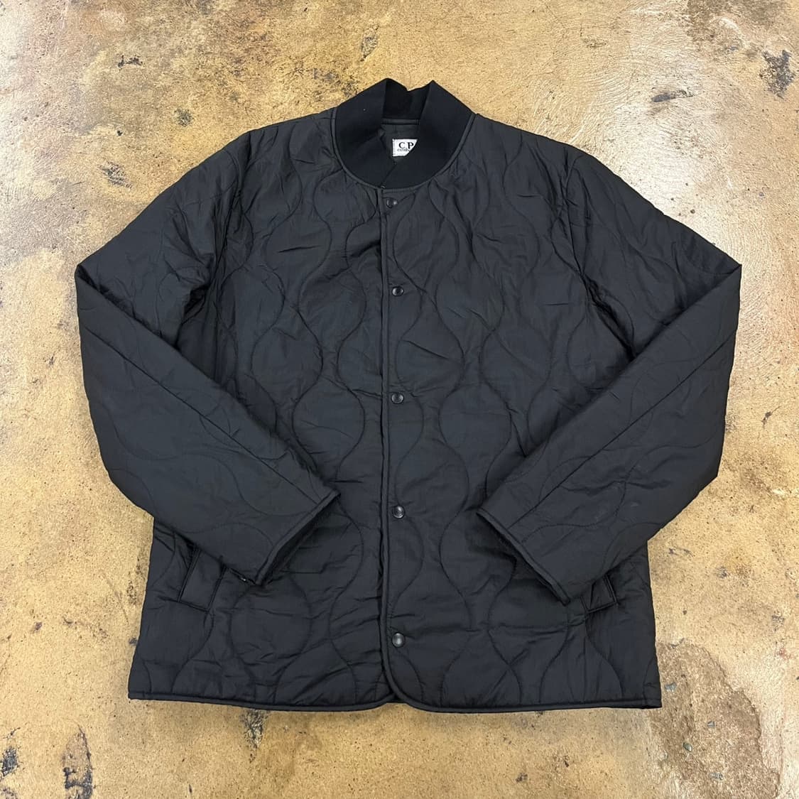[정품/100] CP컴퍼니 블랙 퀼팅 자켓 b12 상품이미지2