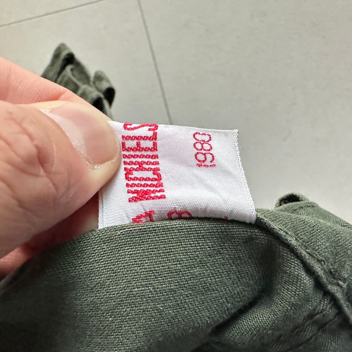 80s 벨기에군 오리지널 M64 필드 팬츠 상품이미지6