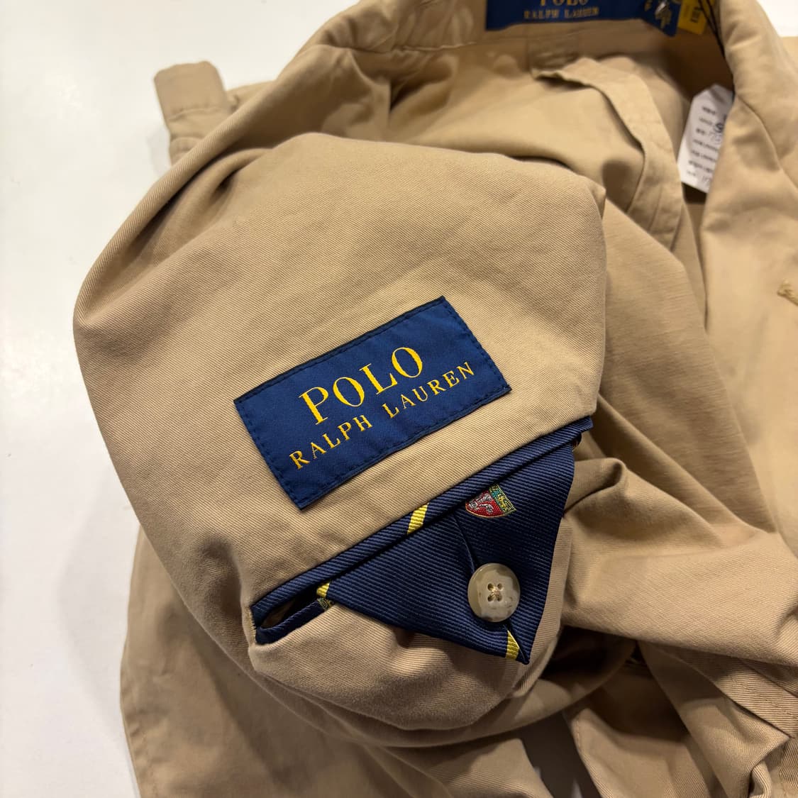 [S] 폴로 랄프로렌 큐알 베이지 블레이저 자켓 B265 상품이미지8