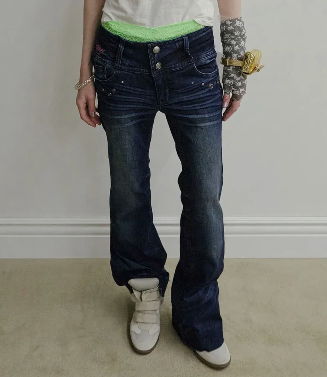 (새상품)스컬프터 DIY Bootcut Denim Indigo M 상품이미지1