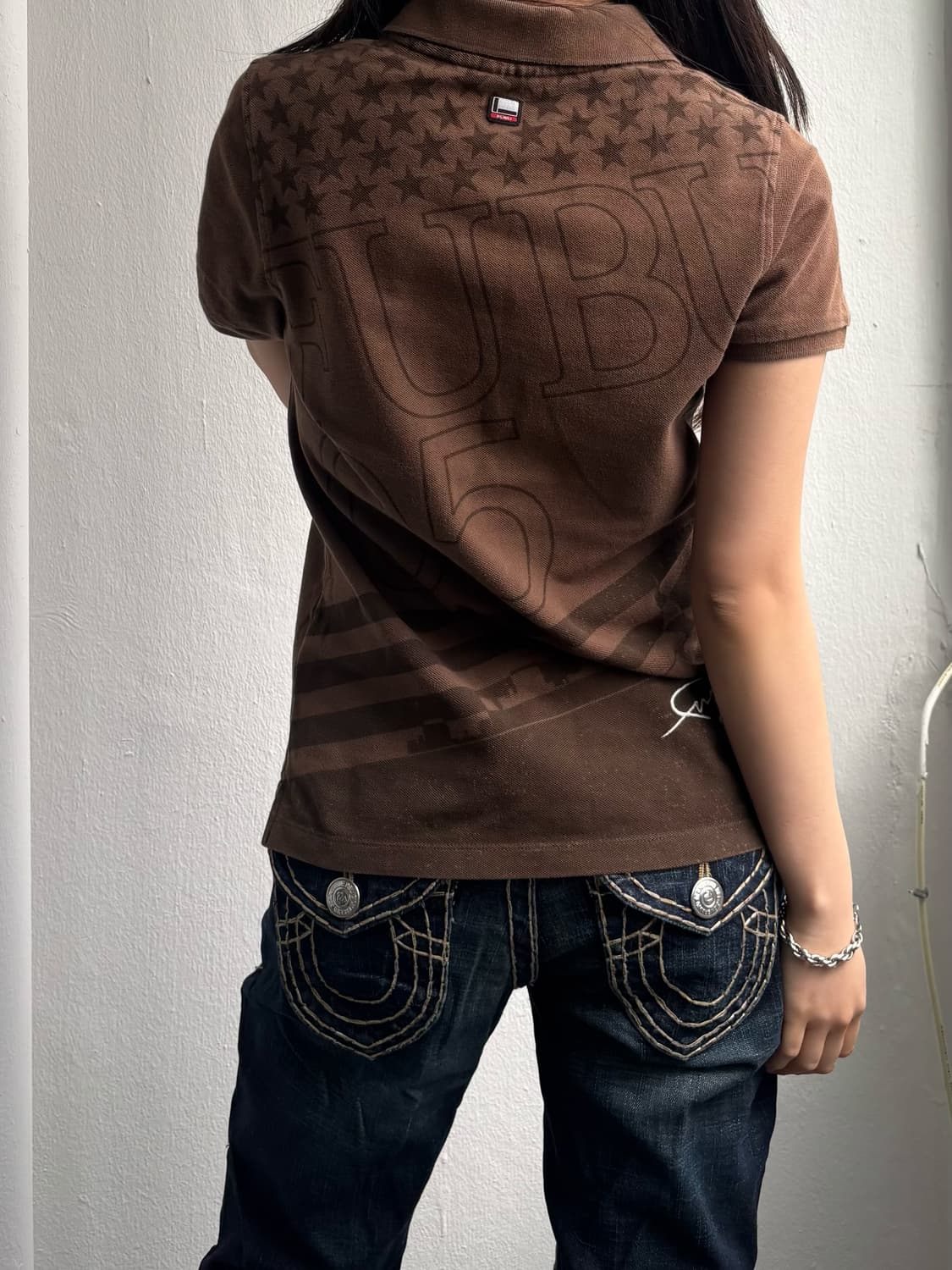 Fubu Brown Graphic Top 상품이미지1