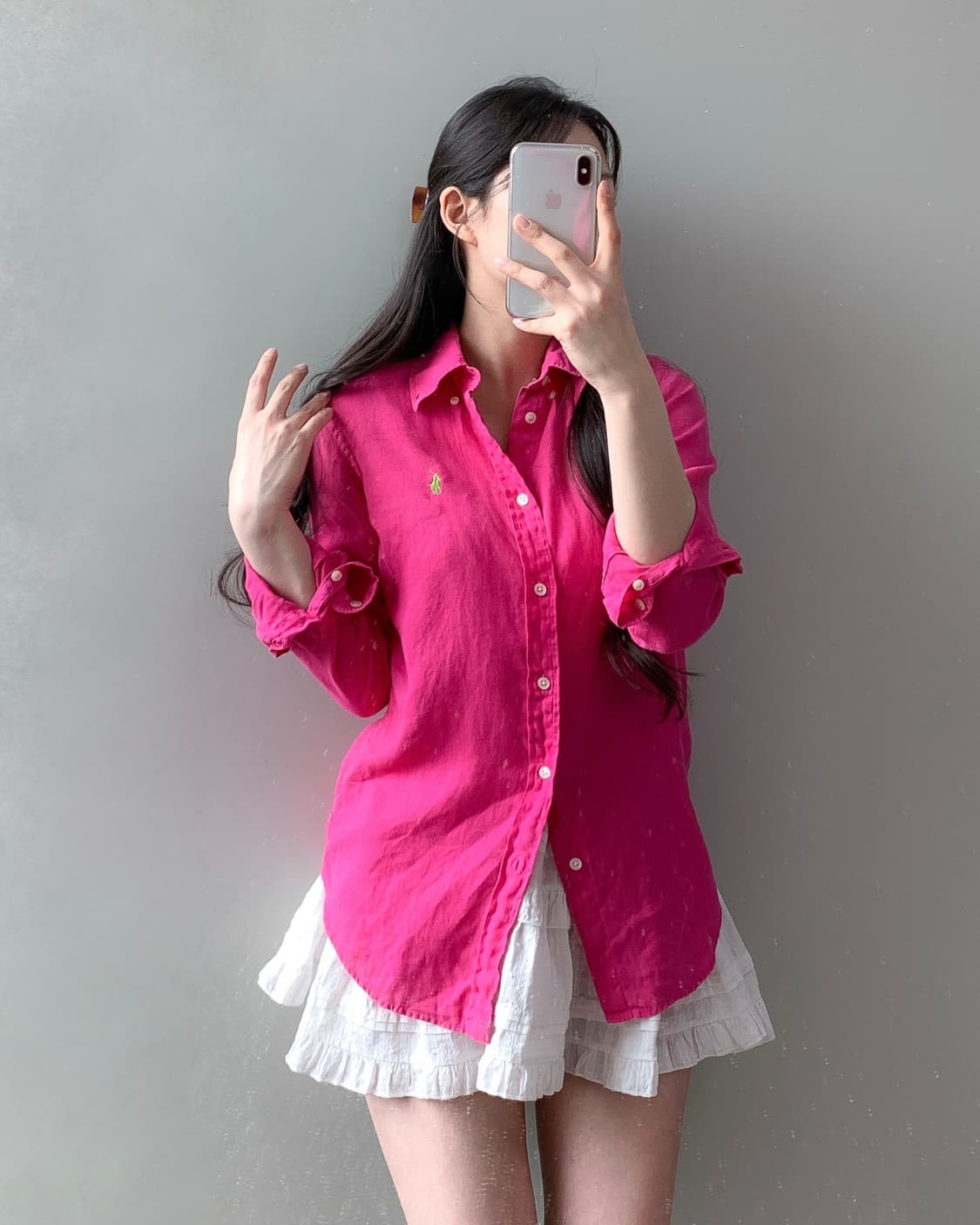 폴로 린넨 셔츠  상품이미지3