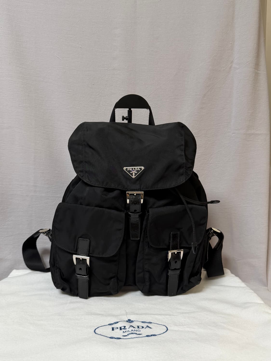 (A급) 프라다 투포켓 포코노 나일론 백팩 미디엄 상품이미지3
