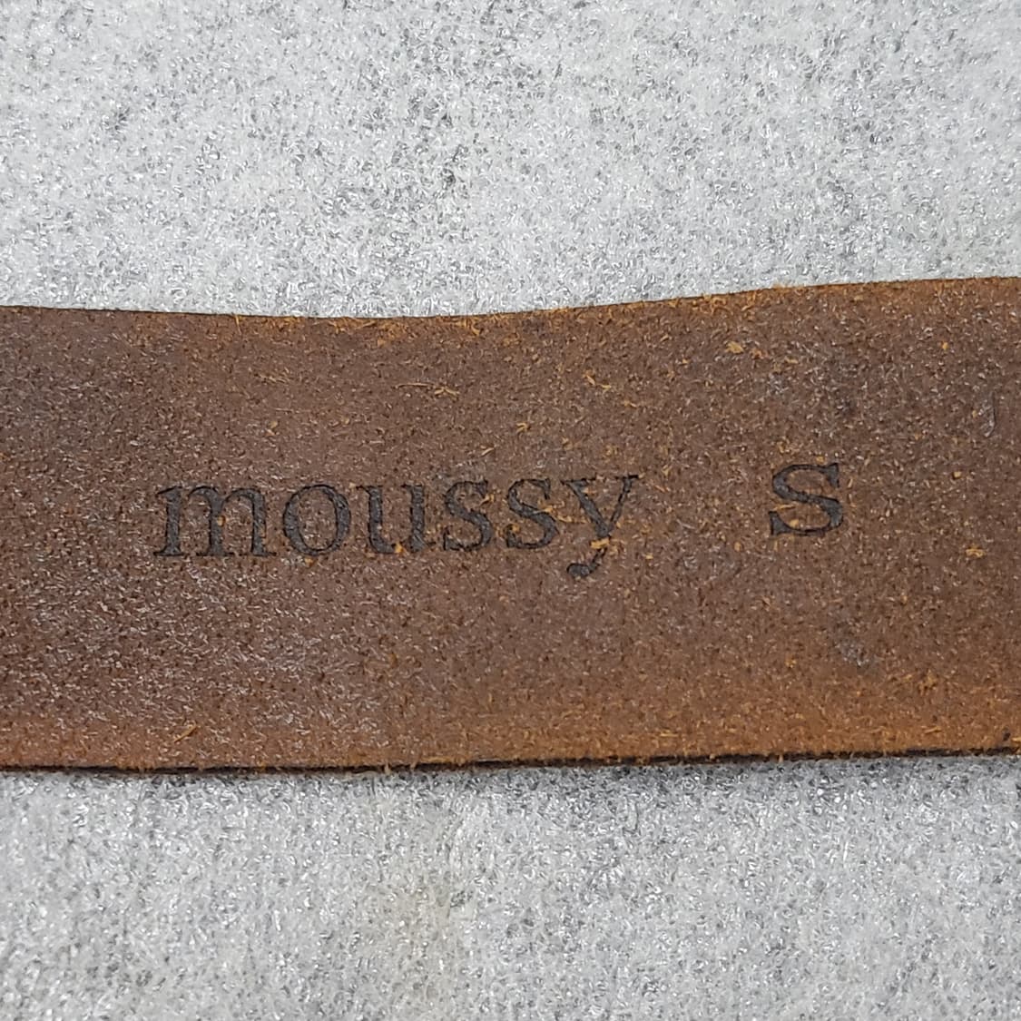 Moussy 가죽 벨트 S사이즈 총길이 102cm 상품이미지5