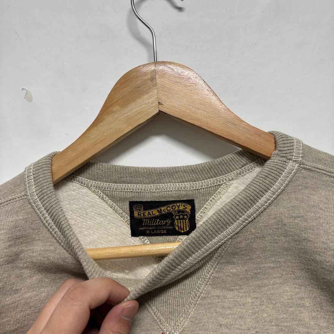 리얼맥코이 플라잉 타이거즈 맨투맨 상품이미지4