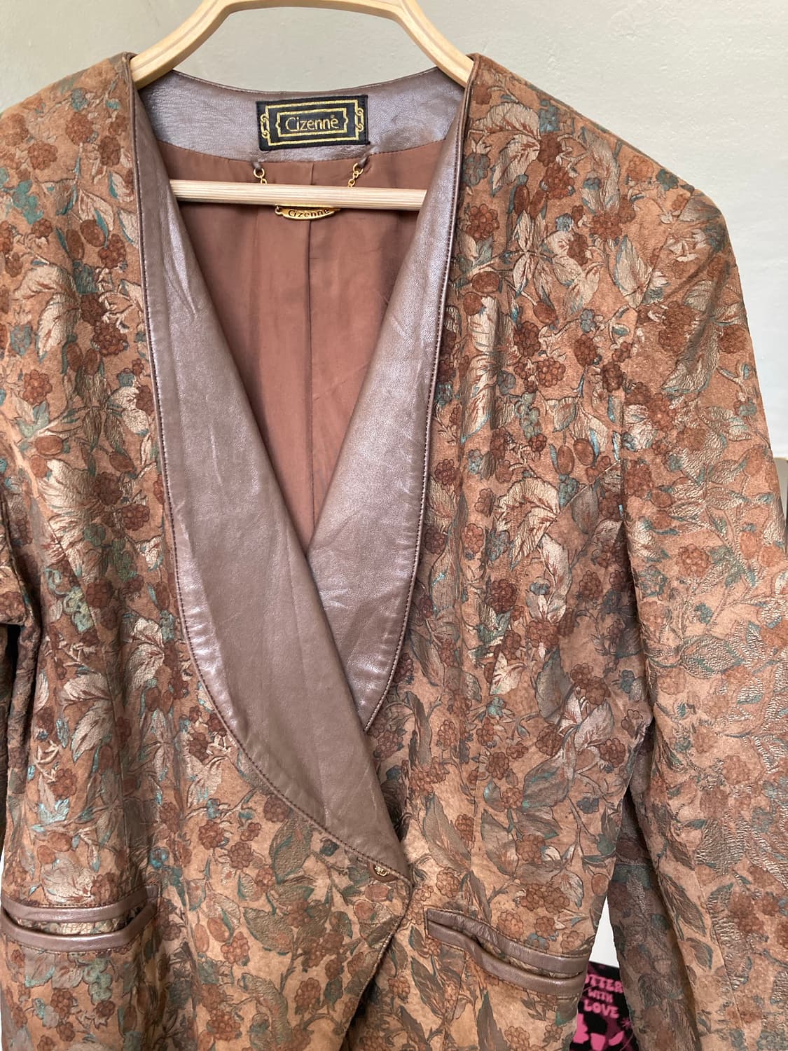 리얼 레더 패턴 자켓 상품이미지2