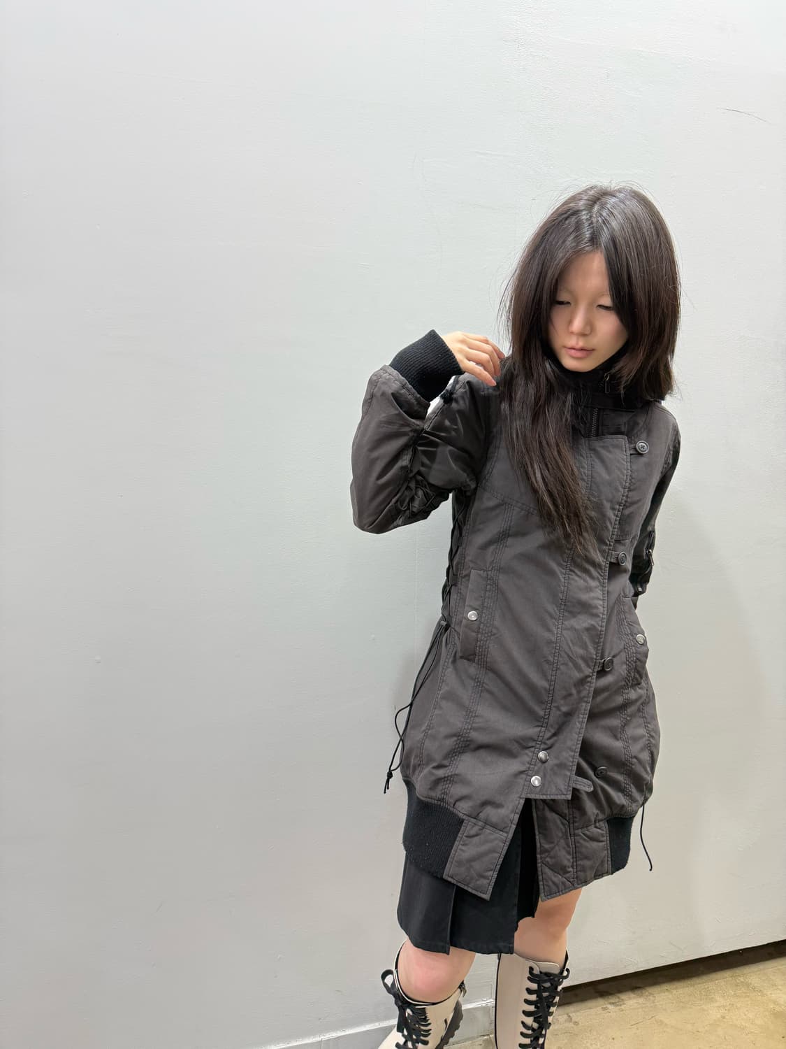 본더치 사이드 아일렛 롱 자켓 상품이미지9