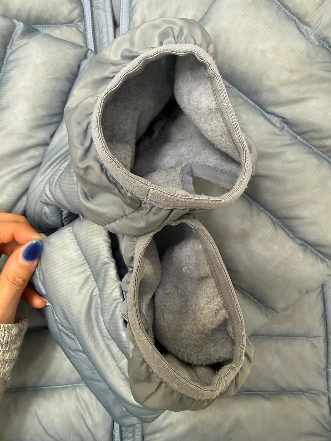 산산기어 서픽스 푸퍼 자켓 스카이블루 24fw 상품이미지5