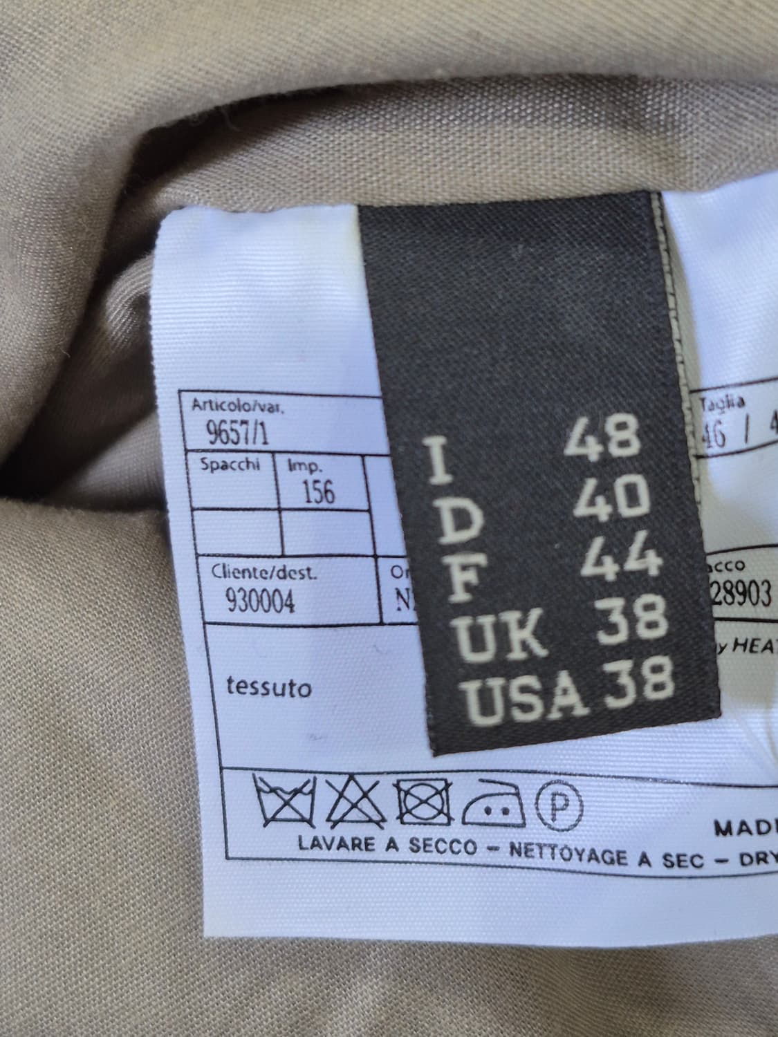 Heathen 체크 해링턴 자켓 남성 M 상태좋음 상품이미지6