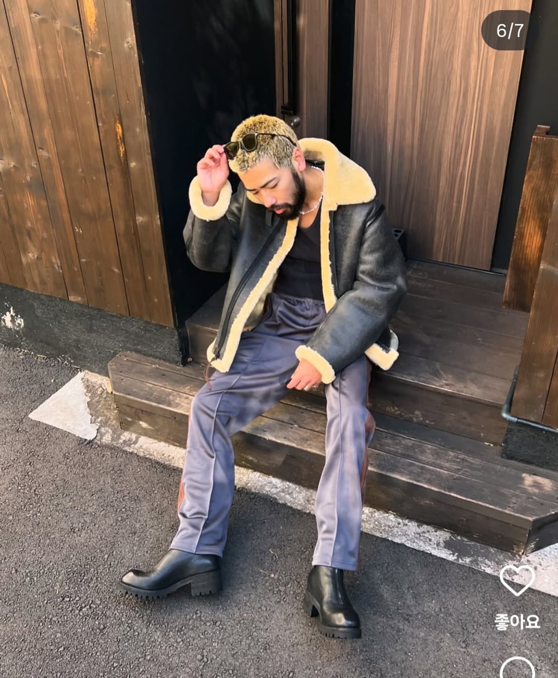 Avirex7522 B-6 무스탕 상품이미지10