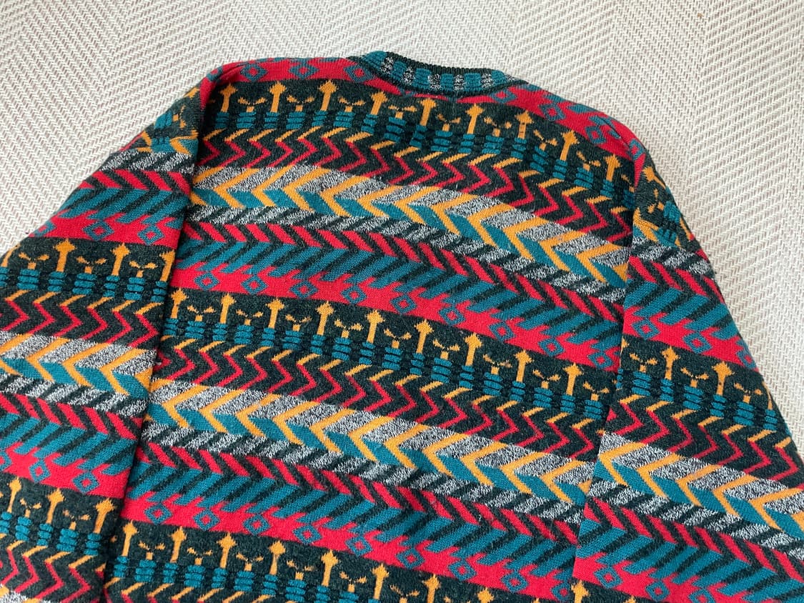 CORSINI 이태리 아트 패턴 니트 쿠지 googi J03571 상품이미지8