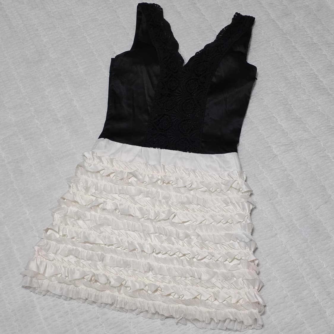 공겜여주st 리본레이스 발레코어 셔링 캉캉원피스 상품이미지2