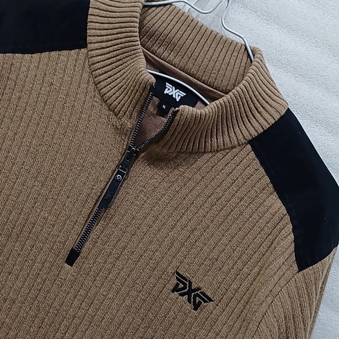 국내 PXG 골프 겨울 방풍 니트 남성 XL 반집업 사랑봉봉 상품이미지3