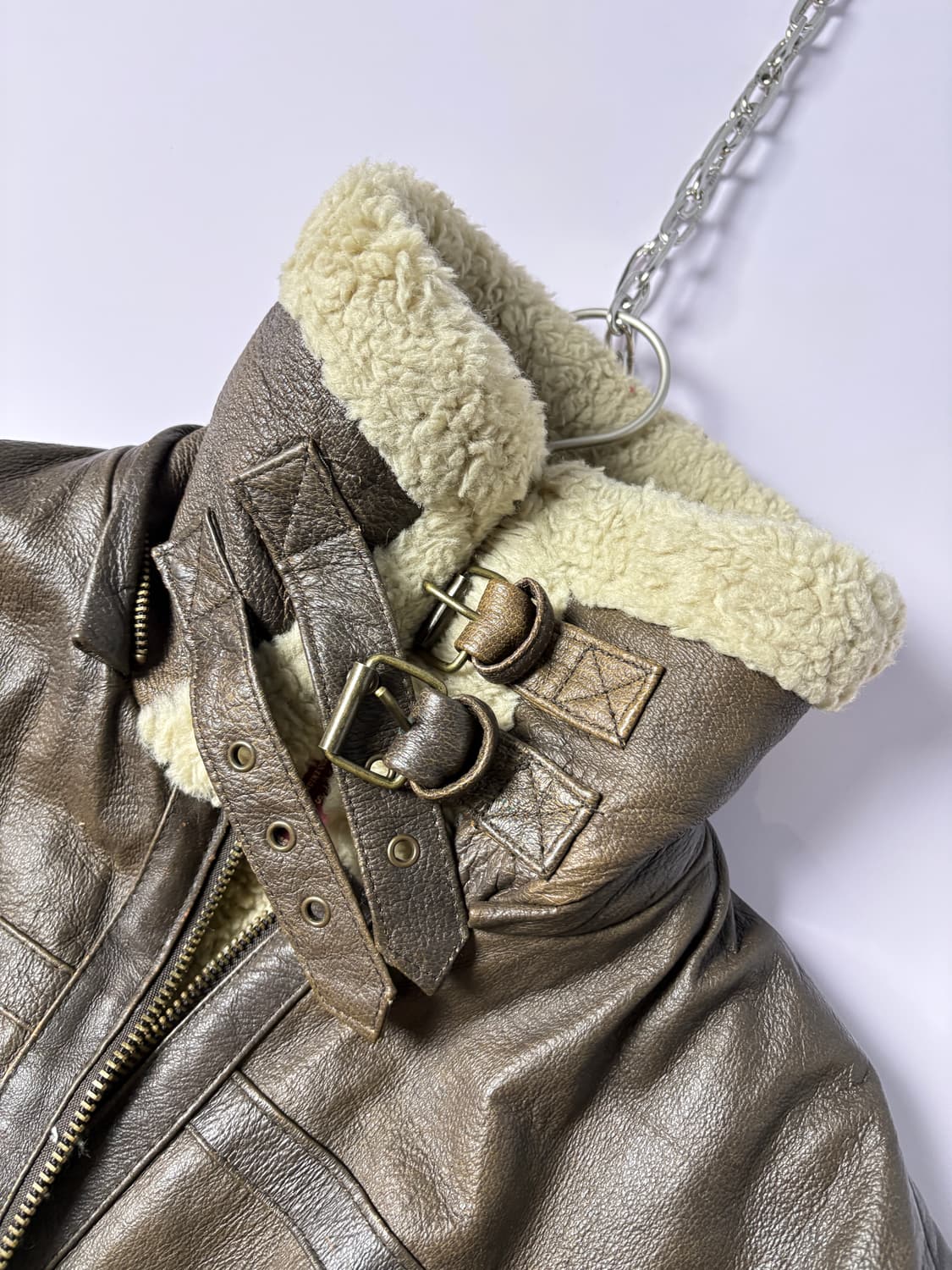 레더 무스탕 상품이미지6