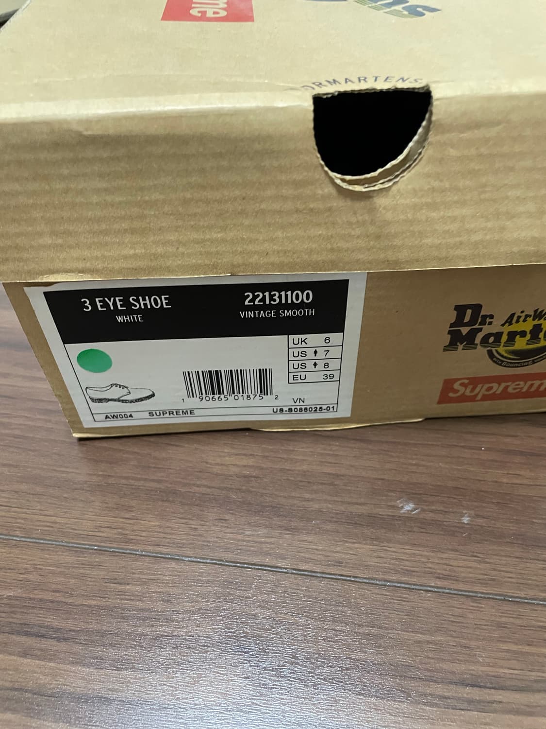 닥터마틴 x 슈프림 x 언더커버  1461 빈티지 화이트 상품이미지2