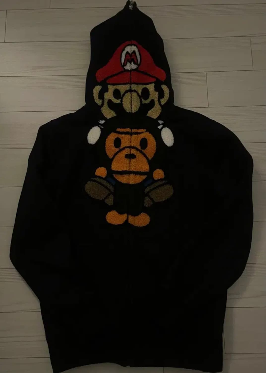 베이프 마일로 마리오 콜라보 후드집업 상품이미지1