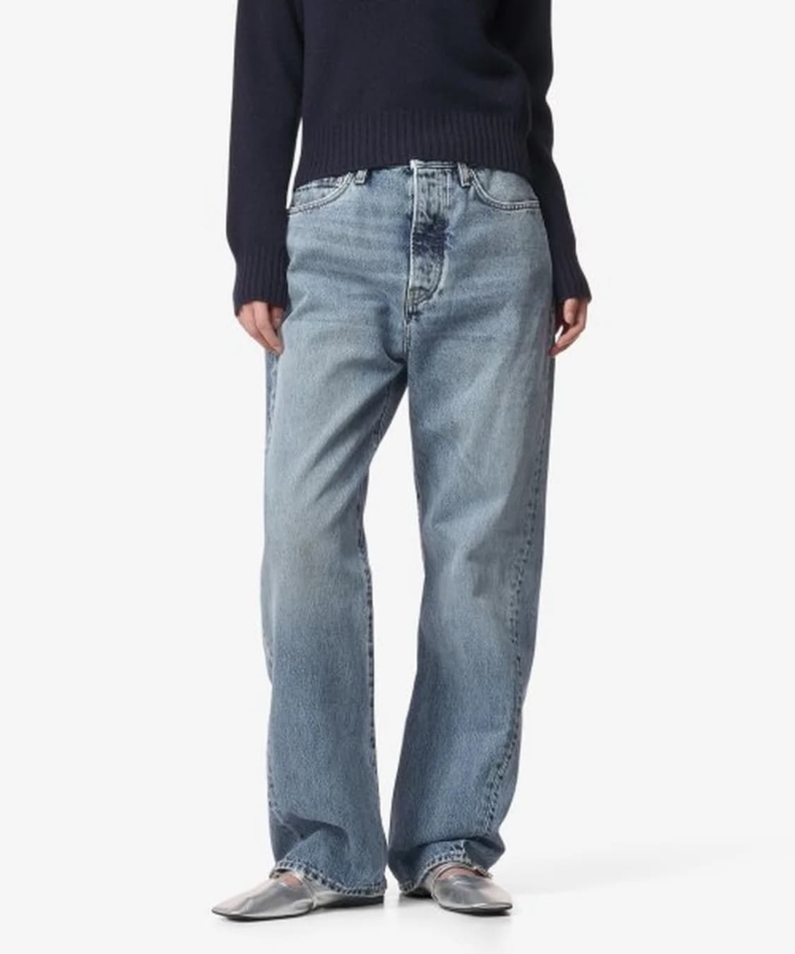 토템 트위스티드 심 데님 풀 렝스 팬츠 데님 231240741485 상품이미지1