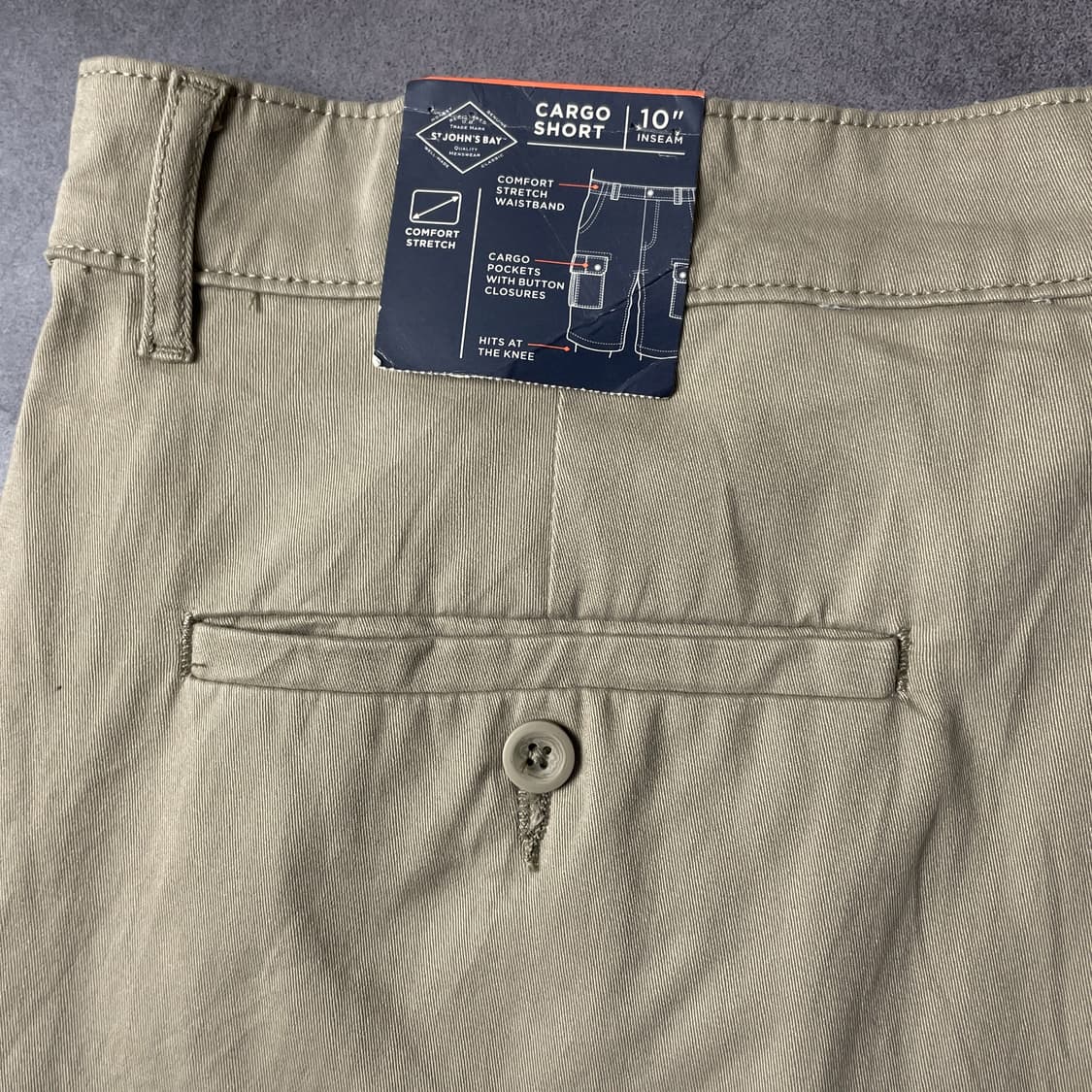 ST.JOHN'S BAY 데드스탁 베이지 카고 하프 팬츠 A00749 상품이미지7