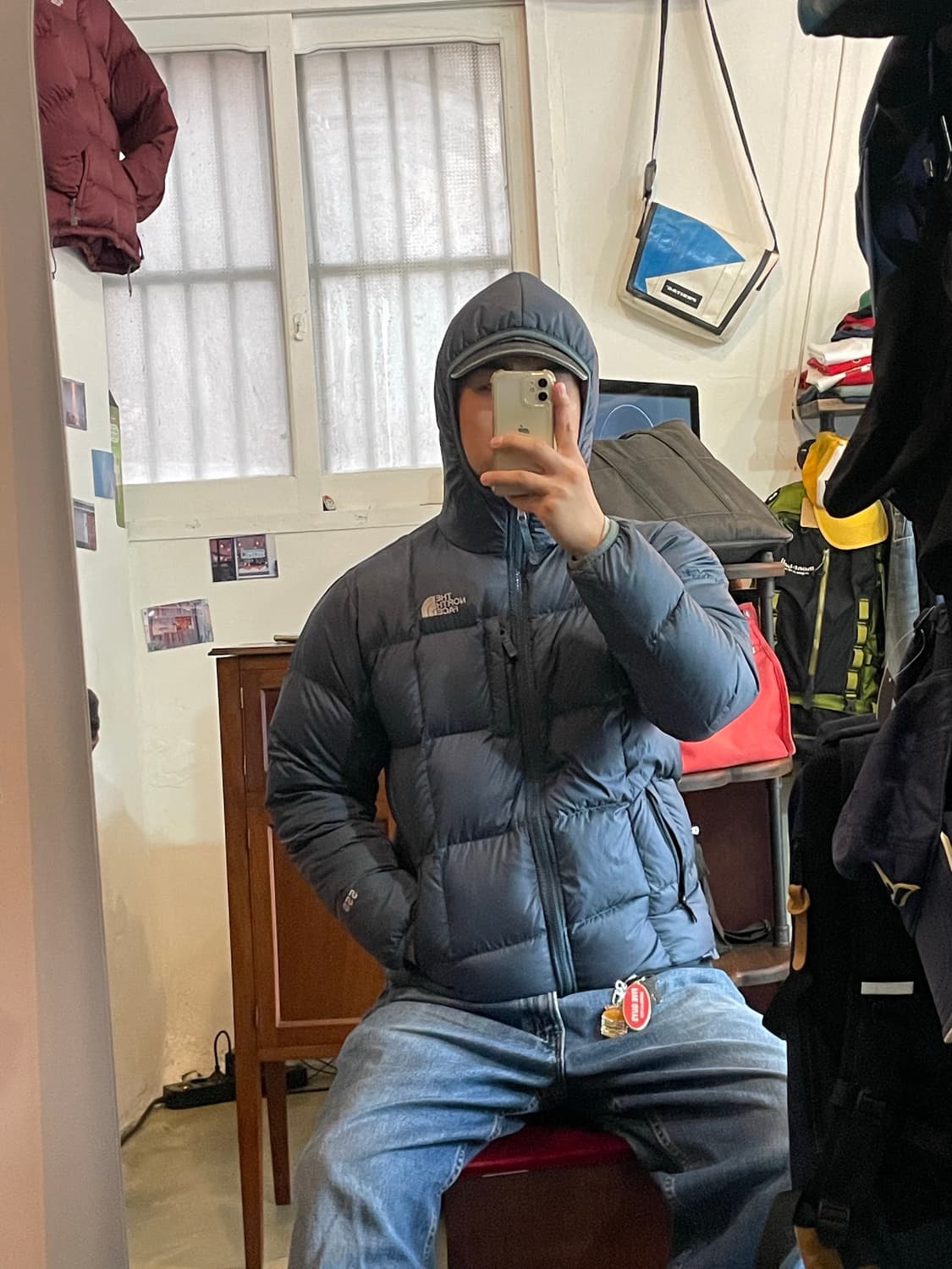 노스페이스 550 리버시블 패딩 XL 상품이미지4