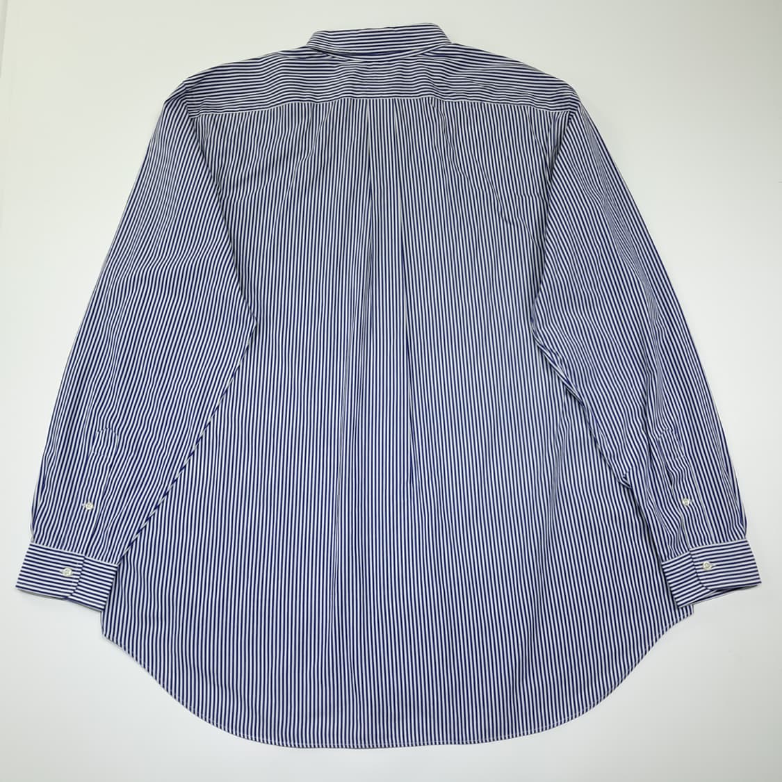 CK132 2XLT 폴로 코튼 로얄블루 스트라이프 레드포니 셔츠 남방 상품이미지6