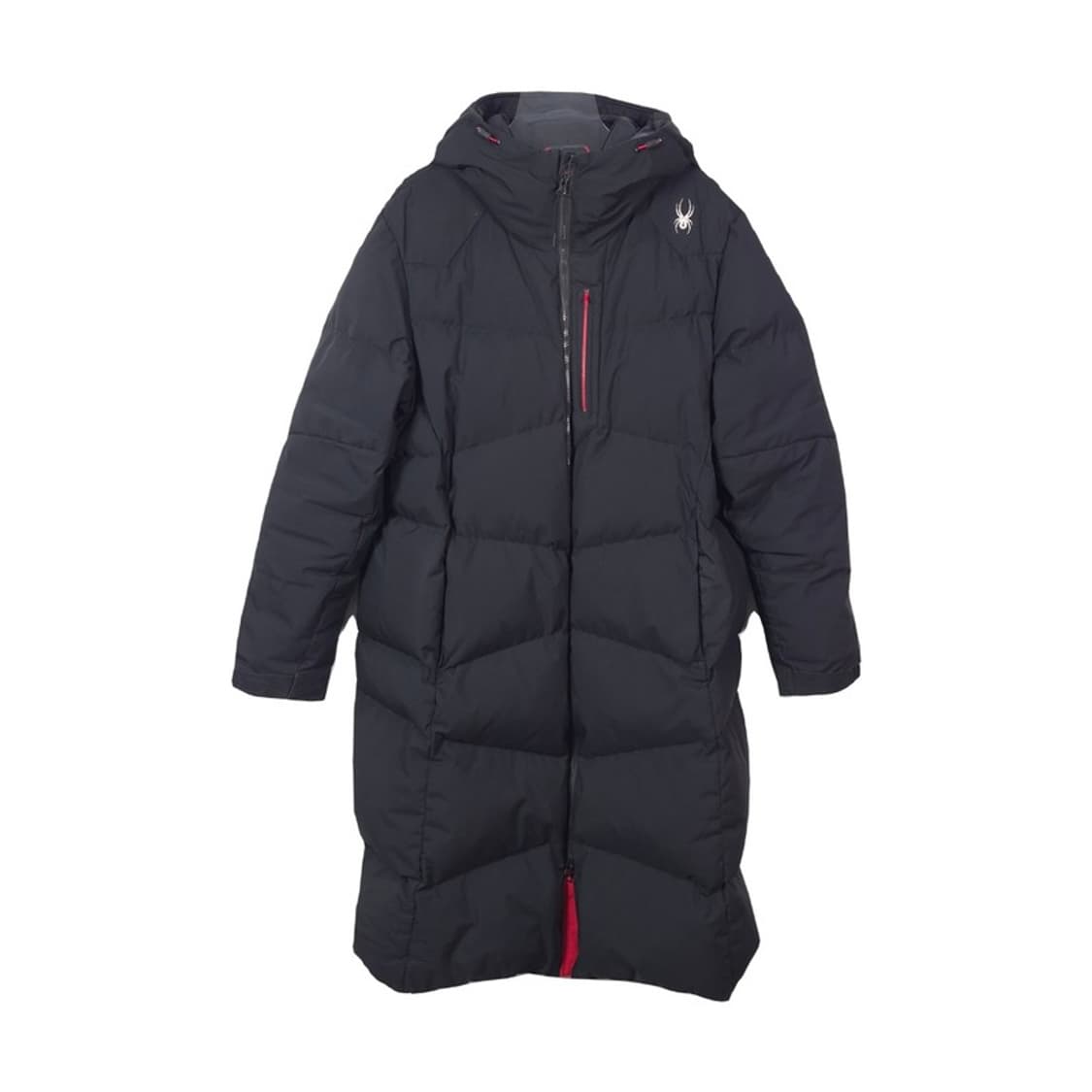 스파이더 롱 다운 자켓 블랙 M 상품이미지1