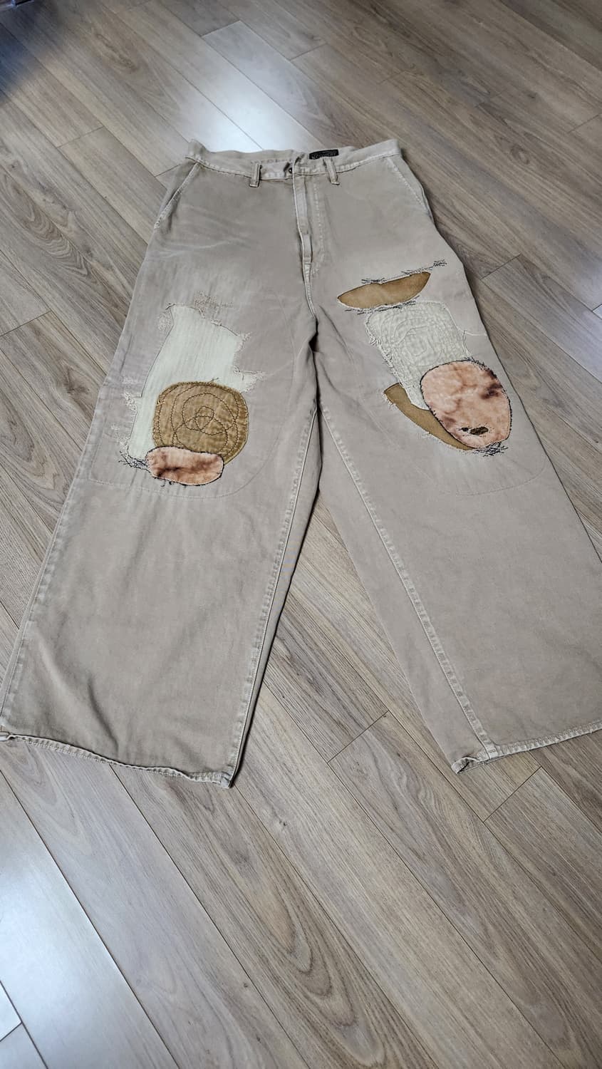 캐피탈 카츠라기 포트 배기 팬츠 베이지 상품이미지2