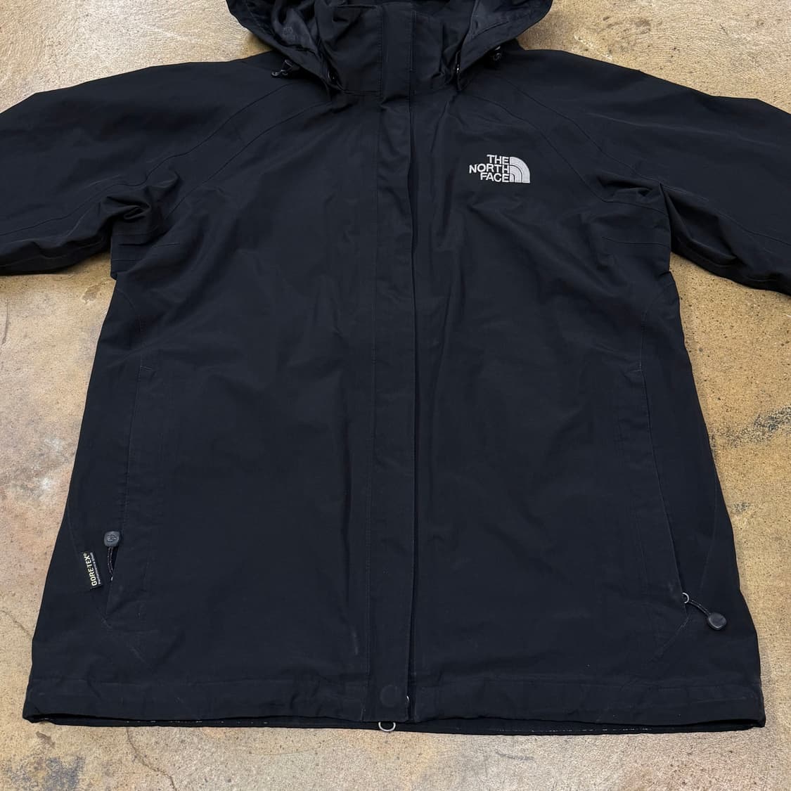 [정품/90] 노스페이스 블랙 고어텍스 후드 바람막이 자켓 b18 상품이미지3