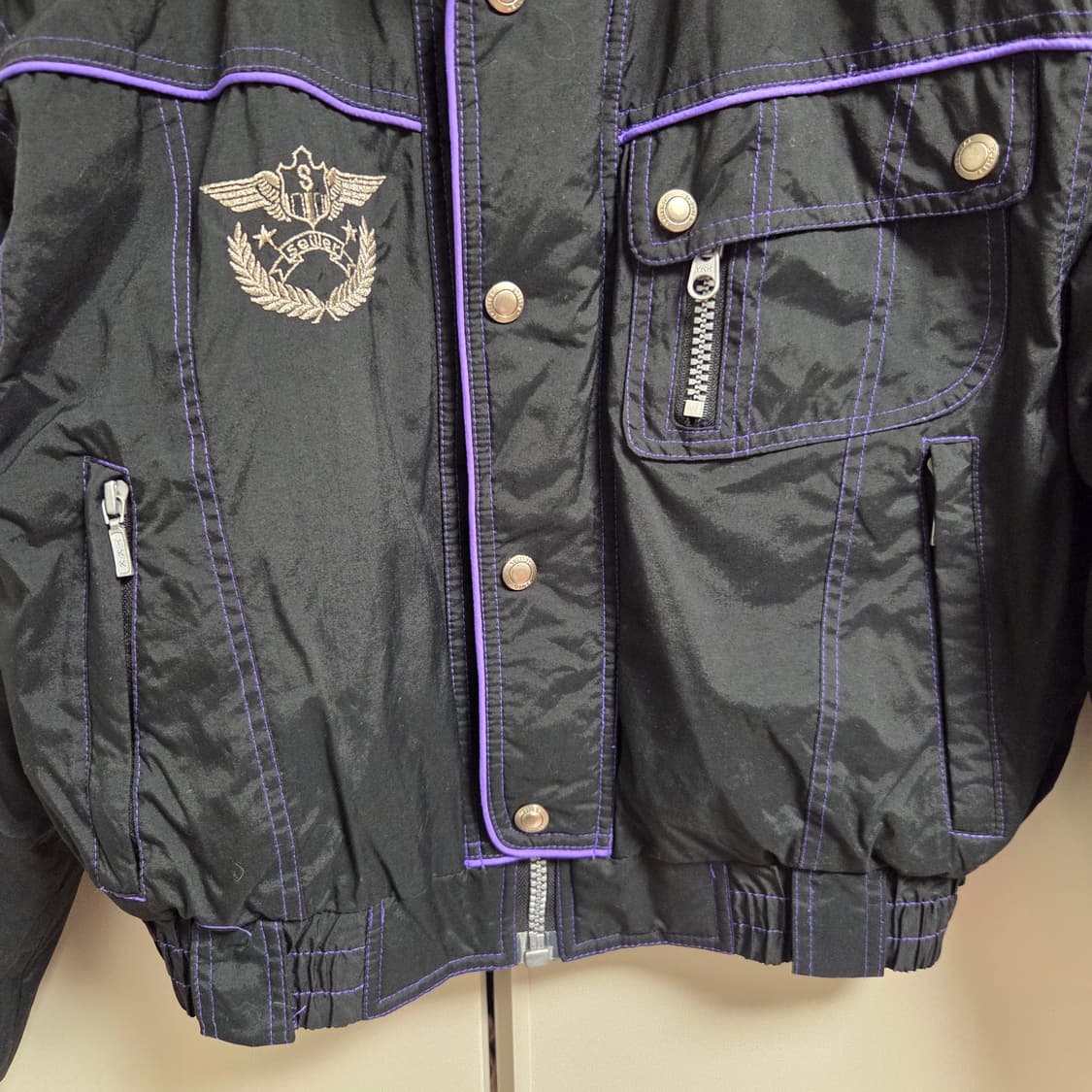 8-90s Seiller 빈티지 봄버 자켓 L(100) 상품이미지3