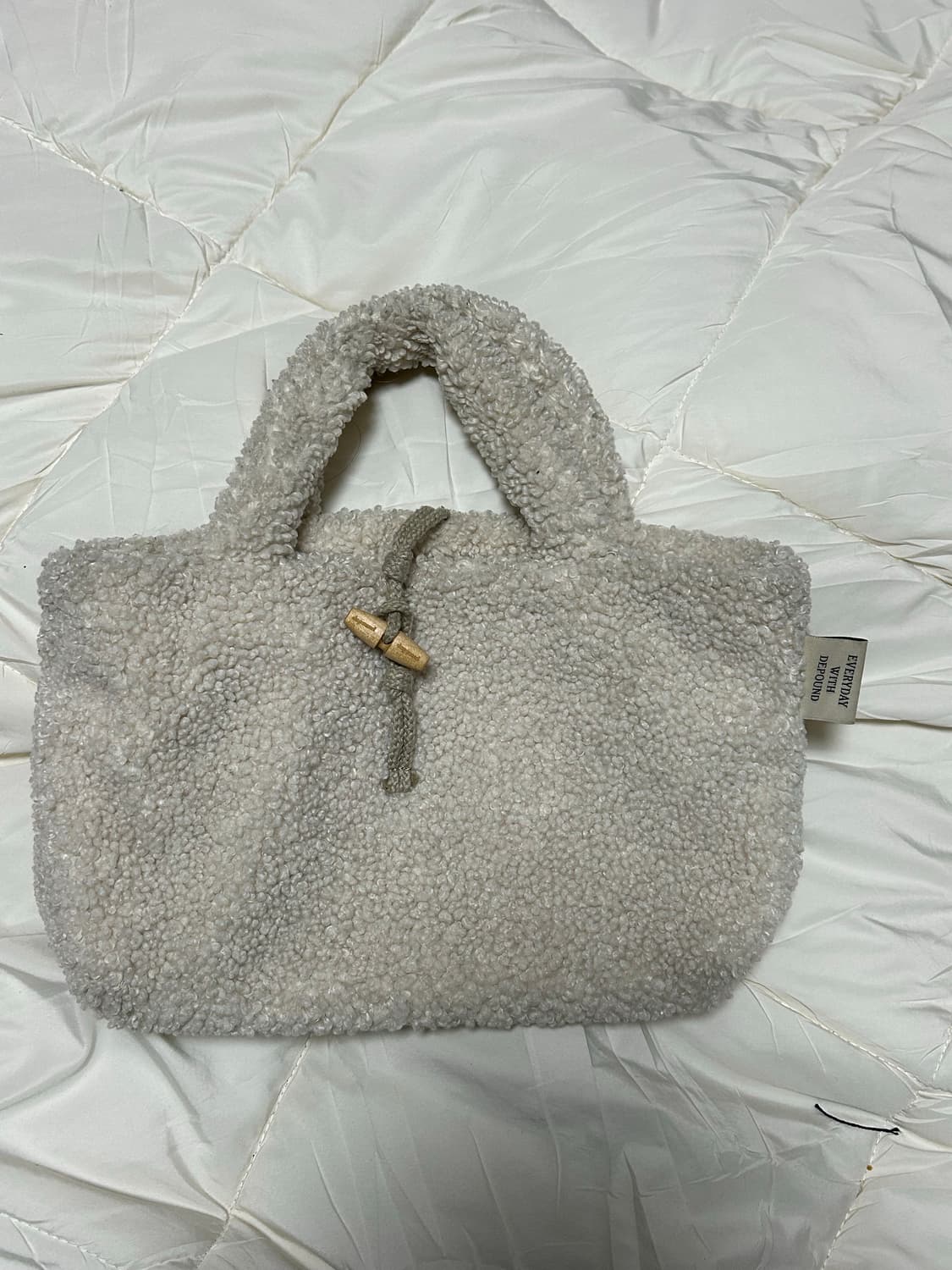 드파운드 푸들백 아이보리 상품이미지1