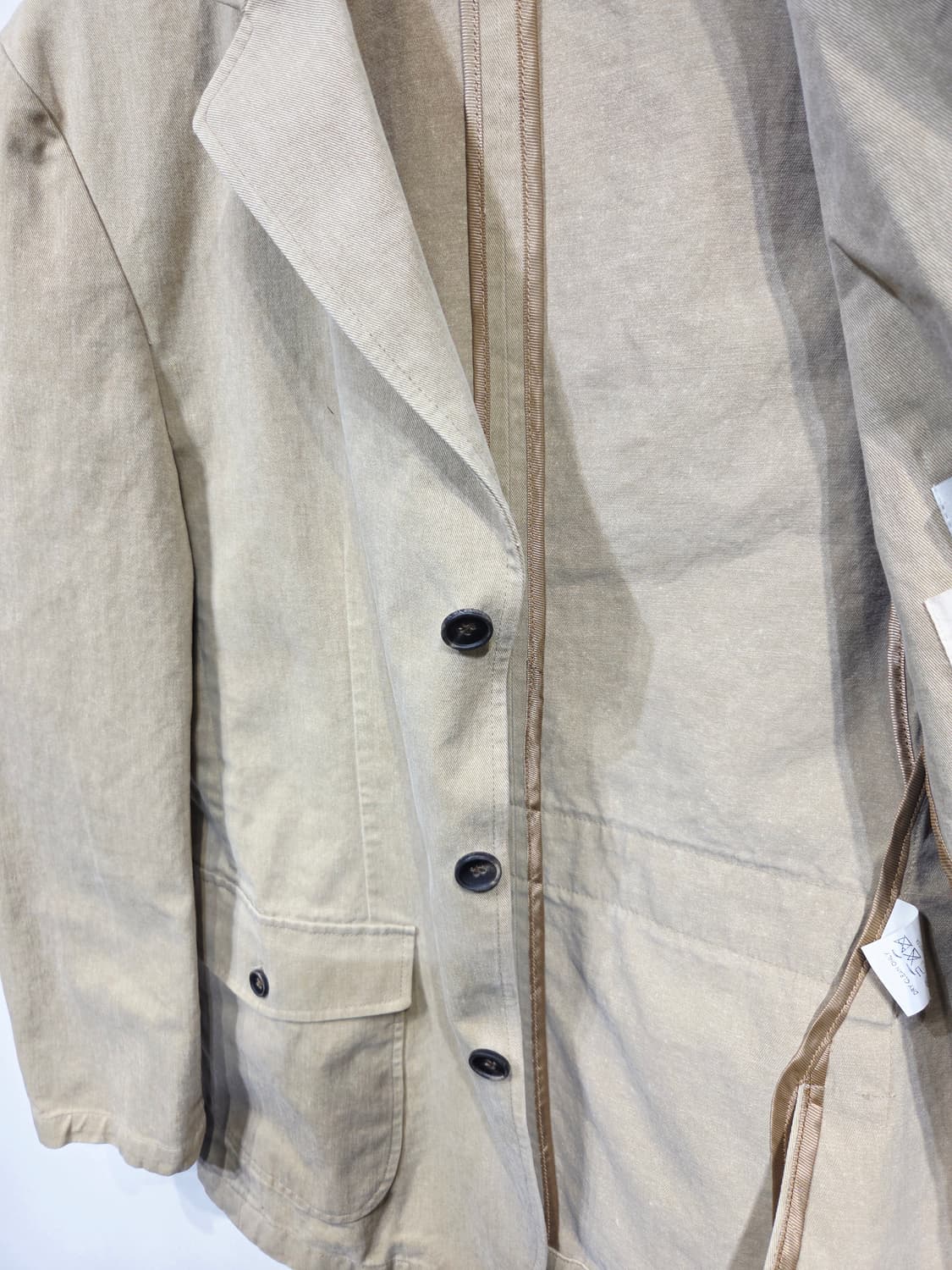 MAERYO 매료 빈티지 워싱 코튼 사파리 자켓 상품이미지7