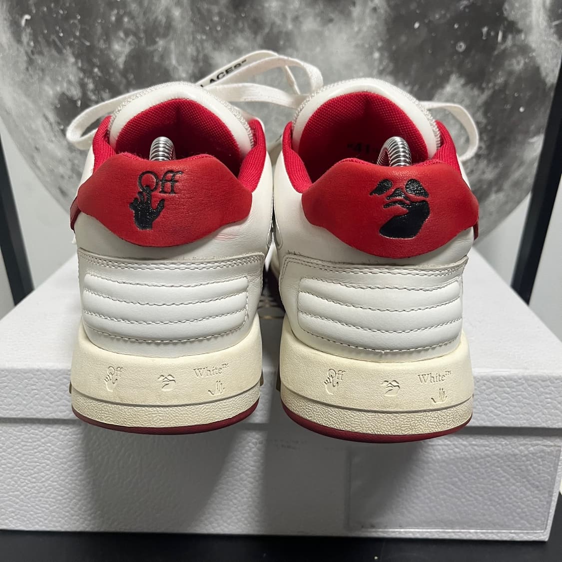 정품 41) 오프화이트 아웃 오브 오피스 OOO 스니커즈 265~270 상품이미지4
