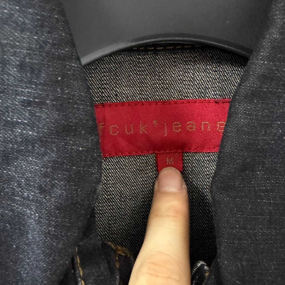 Fuck Jeans 흑청 데님 자켓 상품이미지7